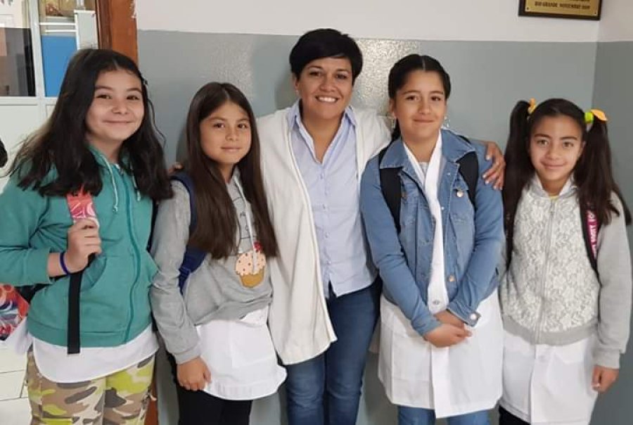 La ministra de Educación de la provincia, en el acto de inicio de clases. (Foto: JCAnoticias)
