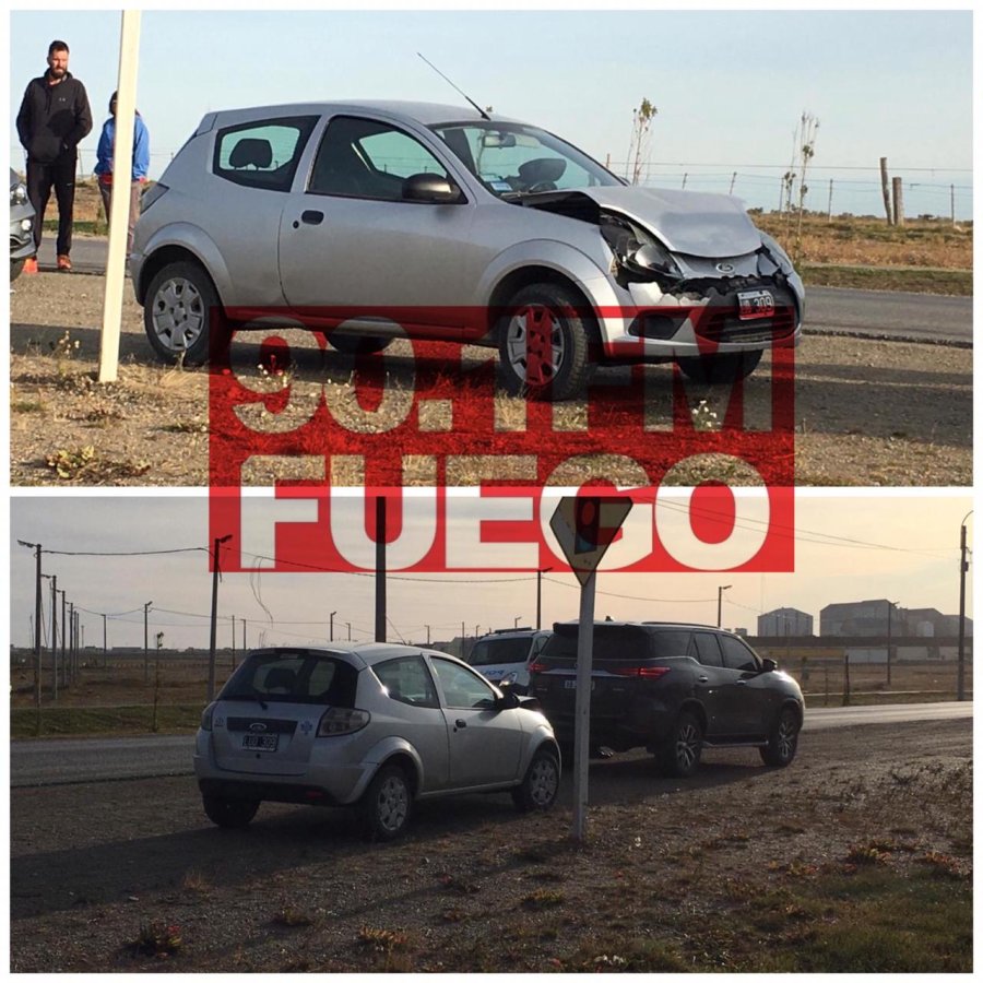 Cuatro autos chocaron en cadena, el último, se dio a la fuga.
