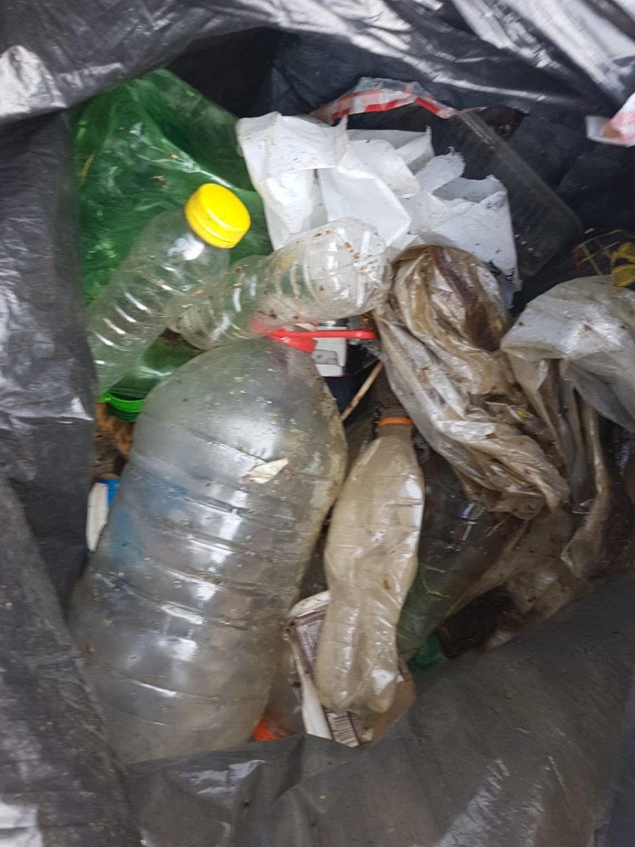 Emilio y sus compañeros, contaron más de cincuenta bolsas de basura en una tarde.