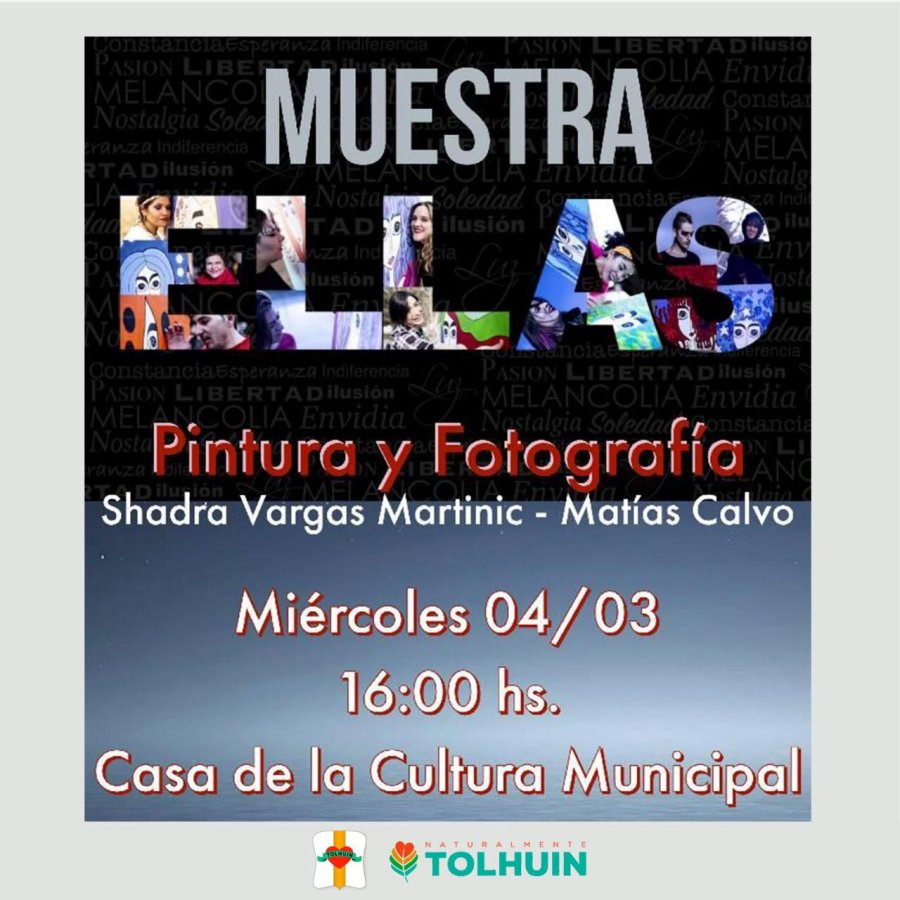 Como parte de los eventos por el Día de la Mujer, podrá visitarse la muestra Ellas, en Tplhuin.