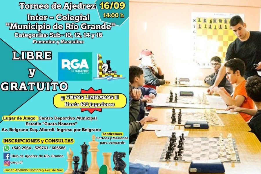 I Torneo Intercolegiado de ajedrez online